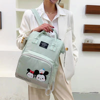 Zipper Pockets Waterproof Large Capacity Insulated Pockets Backpack Diaper Bag