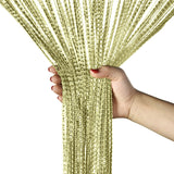 HANGING BEADED CURTAIN STRING DOOR WINDOW CURTAINS TASSEL FLY SCREEN PANEL