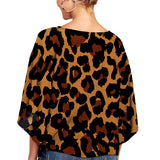 Women's Blouse Half Sleeve Printed Tie Cotton Top Beach Wear Deep V Neck Loose Shirt