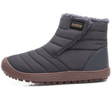 Women Men Winter Ankle Bootie Non-Slip Short Boots Slip On Outdoor Shoes
