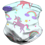 Ice Silk Kids Balaclava Tube Scarf Headband Face Mask Neck Gaiter Wrap Bandana