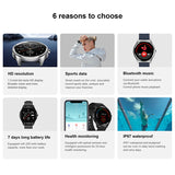 DT55 IP67 Smart Watch Blood Oxygen Pressure Heart Rate Monitor Fitness Tracker