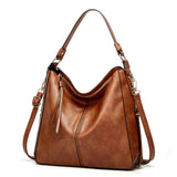 3 Pcs Retro Leather Tote Shoulder Handbags Set, Fashion Top Handle Satchel Purse Crossbody Bag with Matching Wristlet Wallet for Women