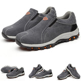 Adult Unisex Solid Color Anti-smashing Breathable Working Flats Shoes Anti Slip