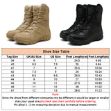 Men Trekking Camping Hiking Climbing Shoes Wear Resistant Military Tactical Boot