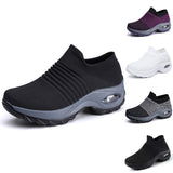 Womens Walking Shoes Air Cushion Breathable Mesh Running Shoes Trainers