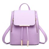 Women PU Leather Backpack Handbags Shoulder Travel School Bags Rucksack Satchel