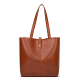 Women PU Leather Designer Shoulder Bag Tote Large Handbag Ladies Messenger Pouch