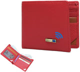 Intelligent Anti-Lost Wallet GPS Locator Purse Cowhide Leather Tracker Bluetooth