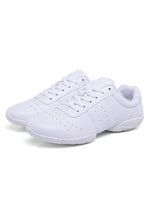 Ferndule Youth Girls Cheerleading Shoes Womens Cheer Shoes Breathable Training Competition Dance Sneakers Black 3Y