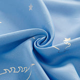 Grommet Blackout Curtain Panels Dinosaur and Stars Print Room Darkening Curtain Drapes for Girls Room Kids Bedroom