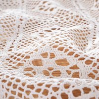 Lace Tassels Table Cloth Cover Rectangle Square Tablecloth Wedding Dining Decor