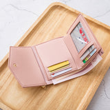 PU Leather Tassels Trifold Wallet Credit Card Holder Money Clutch Purse Handbag
