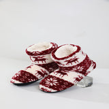 Women's Slippers Coral fleece Fur Ankle Boots Warm Indoor Home Shoes Soft Soled