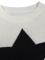 Women Winter Baggy Chunky Knit Jumper Pullover Top Sweater Sweatshirt Ladies Star Knitwear Tops