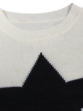 Women Winter Baggy Chunky Knit Jumper Pullover Top Sweater Sweatshirt Ladies Star Knitwear Tops