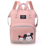 Zipper Pockets Waterproof Large Capacity Insulated Pockets Backpack Diaper Bag
