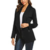 Autumn Casual Blazer Suit Coat For Women Slim Fit Lapel Blazer Jacket Ladies Long Sleeve Work Cardigan with Pockets