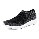 Mesh Sneakers for Men Breathable Lace Up Casual Walking Shoes Lightweight