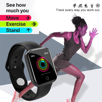 I5 Smart Bluetooth Watch Heart Rate Tracker Blood Pressure Blood Oxygen Monitor