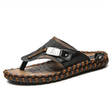 Plus Size Lightweight Flip-Flops for Men's Beach Casual Thong Outdoor Sandals