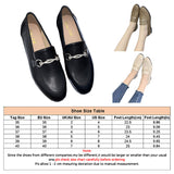 Women's Loafers Buckle Decor Pumps Boat Slip On Flats Work School Comfy Shoes