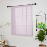 Tie Up Window Curtains, Sheer Window Drapes,Short Curtain Scarf,Cafe Kitchen Curtain Valance,Rod Pocket Curtain Panel