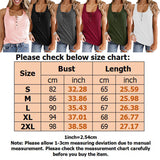 Women's Casual Solid Sleeveless Vest Tank Top Loose T-Shirt Blouse Tops Buttons