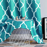 1 Piece Gradient Color Room Darkening Curtain Grommet Blackout Window Curtain Eyelet Ring Top Window Drapes Thermal Insulated Curtain Panel