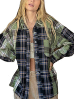 Women Boyfriend Baggy Tops Button Down Casual Shirts Ladies Long Sleeve Holiday Tunic Shirt With Pocket