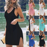 Lumento Women Crochet Cover Up Summer Beach Swimsuit Coverups Beach Dress