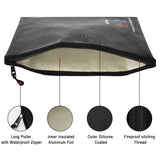 Fireproof Waterproof Document Bag Money Cash File Envelope Safe Zip Case Pouch