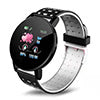 119Plus Smart Watch IP67 Waterproof Bracelet Heart Rate Monitor Fitness Tracker