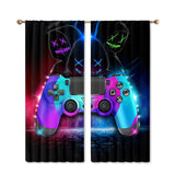 2Pcs Window Thermal Insulated Energy Efficient Thick Solid Room Rod Pocket Drapes Privacy UV Protection Bedroom Blackout Curtain