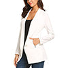 Autumn Casual Blazer Suit Coat For Women Slim Fit Lapel Blazer Jacket Ladies Long Sleeve Work Cardigan with Pockets