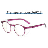 Anti Fog Safety Glasses Round Goggles Blue Light Blocking Glasses For Women Men