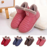 Unisex  Women Men Winter Slippers Boots Shoes Slip On Cotton Plush Warm Indoor Home Non Slip Shoes