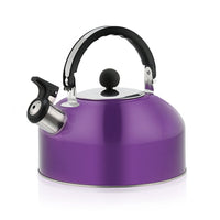 CUH 3 Liter Whistling Tea Kettle - Modern Stainless Steel Whistling Tea Pot for Stovetop with Cool Grip Ergonomic Handle
