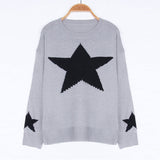 Women Winter Baggy Chunky Knit Jumper Pullover Top Sweater Sweatshirt Ladies Star Knitwear Tops