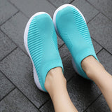 Women Elastic Sock Sneakers Trainers Outdoor Athletic Walking Sport Casual Shoes