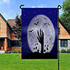 Halloween Fall Garden Flag Seasonal Garden Flags Vertical Double Sided Holiday Yard Flags for Outdoor Decorations, Ghost Pumpkin