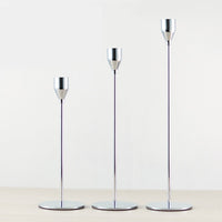 3Pcs Candlestick Holders Taper Metal Candle Stand Elegant Matte Tall Candle Holder for Wedding, Dinner, Party, Christmas Decoration