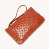Women PU Leather Wristband Wallet Clutch Bag Phone Holder Zip Coin Purse Handbag