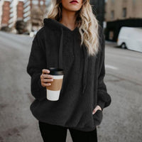 Women Hoodie Jumper Zip Up Sweater Casual Long Sleeve Hooded Sweatshirt Pullover