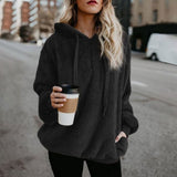 Women Hoodie Jumper Zip Up Sweater Casual Long Sleeve Hooded Sweatshirt Pullover