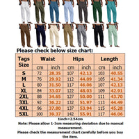 Linen Pants for Men Casual Loose Drastring Summer Pants Beach Pants with Pockets