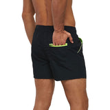 Men Boy Lightweight Elastic Waist Swim Short Trunk,Diving Surfing Beach Bathing Suit Boardshorts Summer Fast Dry Mesh Casual Swim Shorts with Pockets