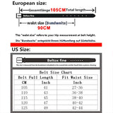 Men Genuine Leather Dress Belts with Single Prong Buckle, Adjustable Belts for Casual, Jeans, Uniform, Work, Business