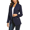 Autumn Casual Blazer Suit Coat For Women Slim Fit Lapel Blazer Jacket Ladies Long Sleeve Work Cardigan with Pockets