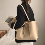 Women PU Leather Designer Shoulder Bag Tote Large Handbag Office Lady Messenger